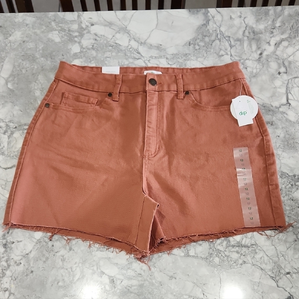 Women's Pink Denim Shorts